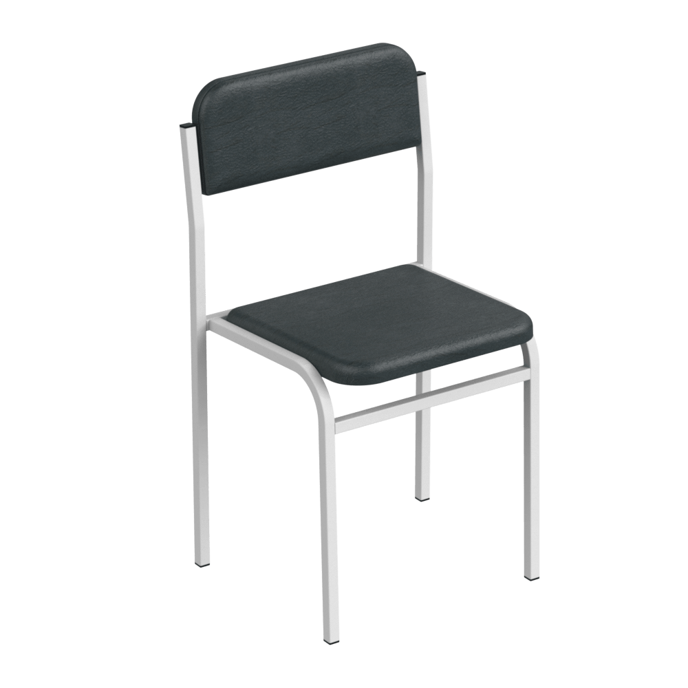 Стілець офісний МЕБЛІ ТЕХНОСТИЛЬ (Класік), екошкіра, 460мм